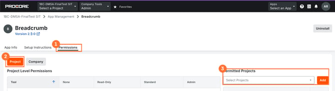 procore-2.9.0-alt-permitted-projects